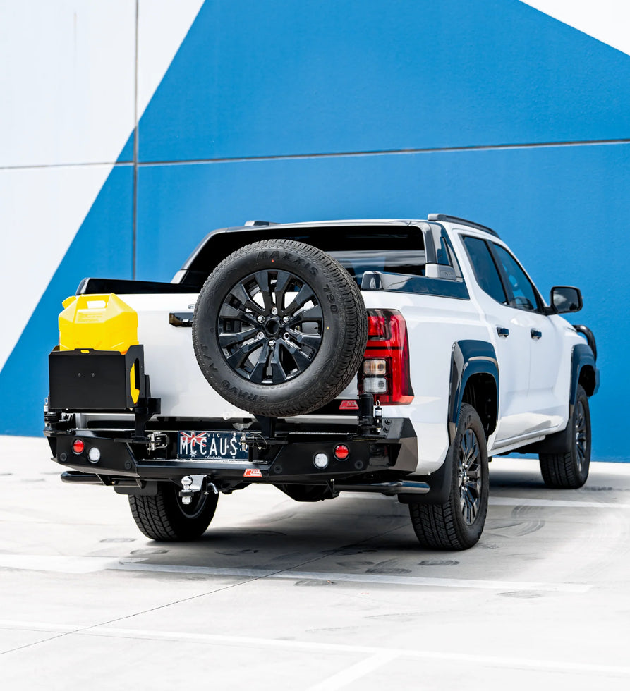 Triton MV 2024-On 022-02 Rear Wheel Carrier Single Jerry can Holder Package