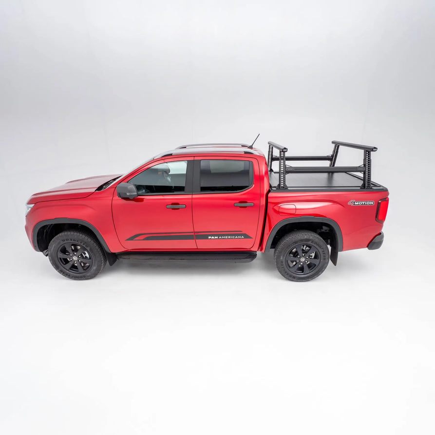 HSP Load Rack Pro Ladder Rack suits All New Volkswagen Amarok 2023+ – Fits Dual Cab Tub & Roll R Cover – Full Set (Front & Rear Legs + Joiner Bar) – 2510-LR2-S