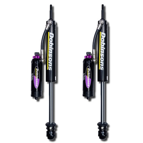 Dobinsons MRA Adjustable Long Travel Front Shocks Pair - Toyota Landcruiser 100 Series IFS 1999-2007