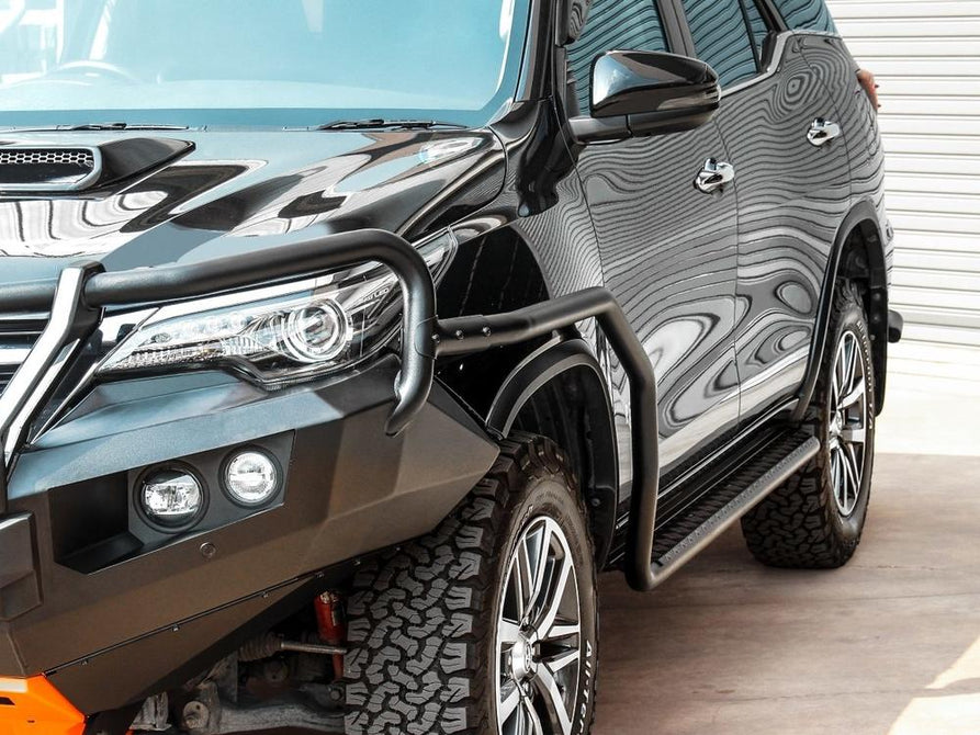 PIAK 4x4 Side Rails for Toyota Fortuner 2015-2018 – Heavy Duty Steel Protection