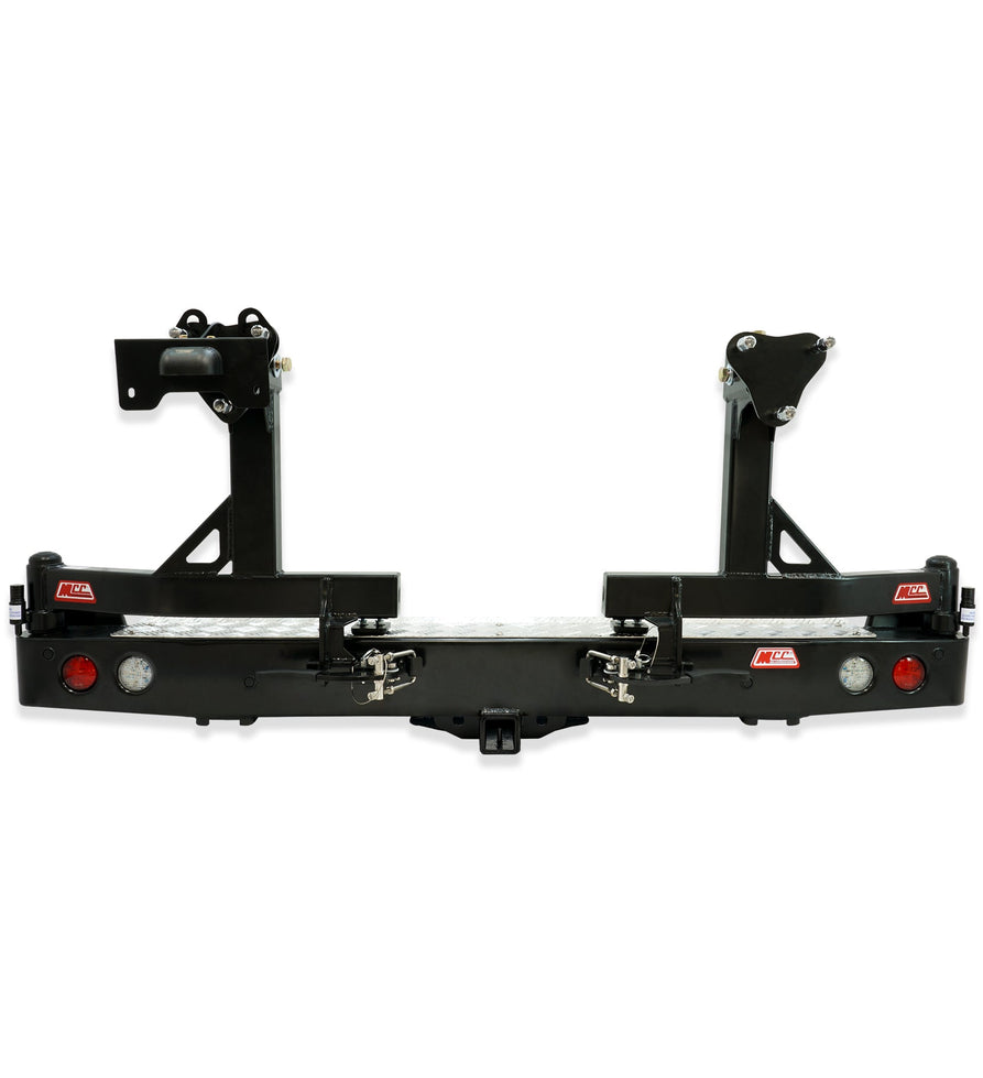 Prado 250 2025-On 022-02 Rear Wheel Carrier Dual Wheels Carrier Package (Sand Black)