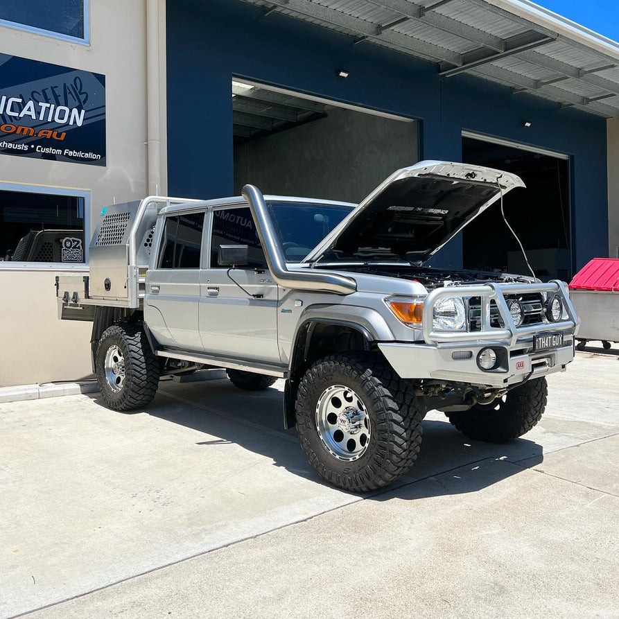 Toyota Landcruiser VDJ76-79 Series 5" Stainless Steel Snorkel Kit