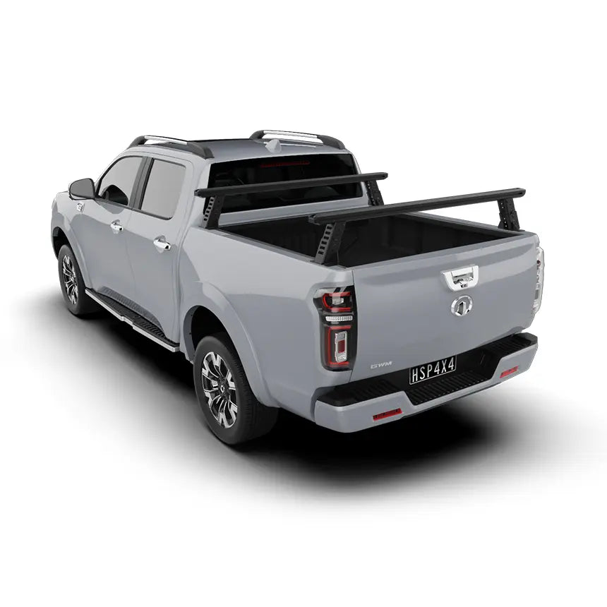 HSP Load Rack JNR Tub Rack Suits GWM Haval Cannon Fits Dual Cab Direct to Tub – Full Set (Front & Rear Legs) 2020+ 1310-LJ1