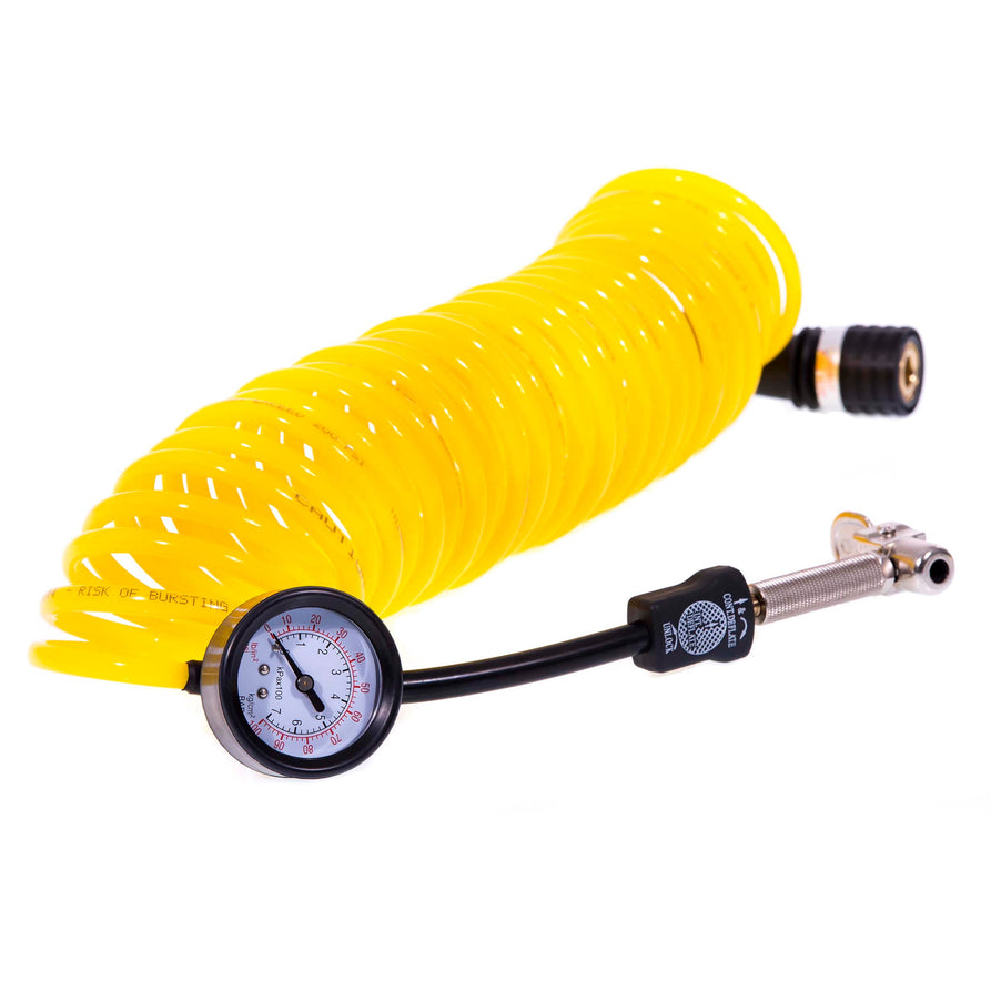 Bushranger Black Max Air Hose and Gauge