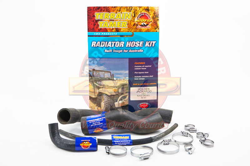 RADIATOR HOSE KIT JACKAROO 3.1L DIESEL 4JG2T
