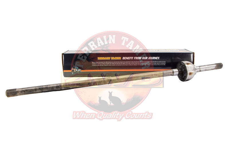 CV & AXLE ASSY L/H WITHOUT ABS & WITHOUT FREE WHEELING HUBS