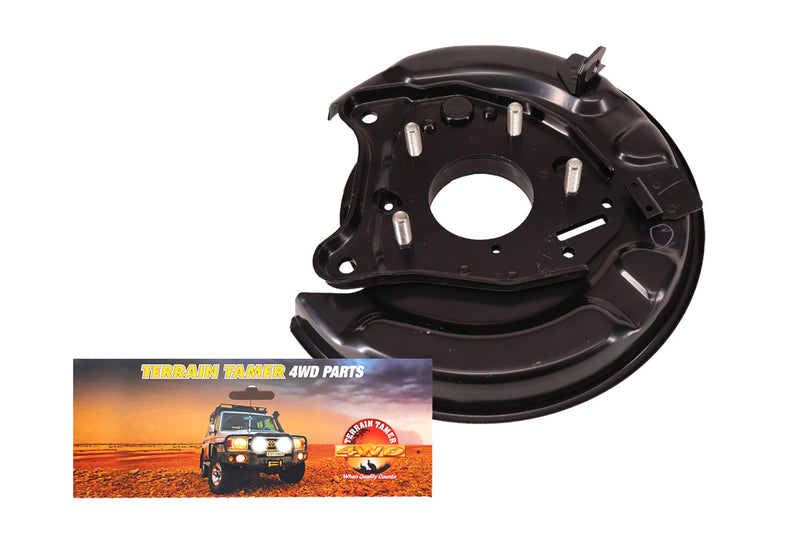 BACKING PLATE REAR R/H HAND BRAKE SUITABLE FOR DISC BRAKE