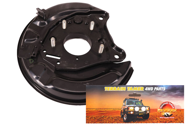 BACKING PLATE REAR L/H HAND BRAKE SUITABLE FOR DISC BRAKE