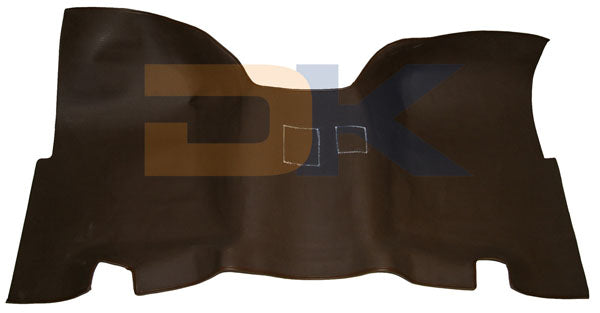 MAT, FRT & REAR FLOOR MAT SABLE BROWN VINYL UTE & TROOPY