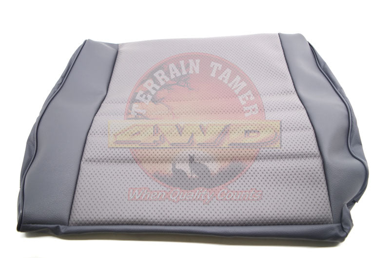 COVER FRONT SEAT BACK L/H FOR SEP.TYPE RHD SLATE GREY TRIM