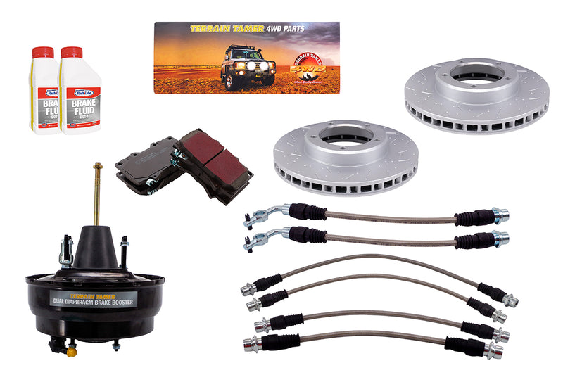 TT FORTIFIED BRAKE UPGRADE KIT DRUM REAR SUITABLE FOR ABS W/O VSC