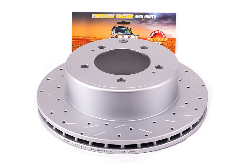 SLOTTED AND DIMPLED ROTOR REAR SUITABLE FOR TTBBK22 KIT