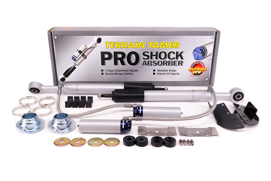 SHOCK ABSORBER FRT PAIR REMOTE RES 8 STAGE ADJUST 40MM LIFT