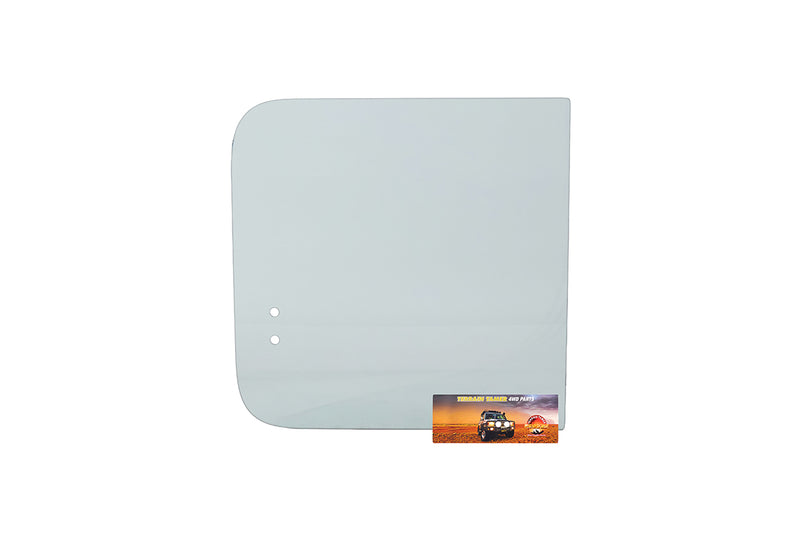 GLASS SIDE WINDOW REAR L/H SUITABLE FOR SLIDE WINDOW GREEN T=4.0