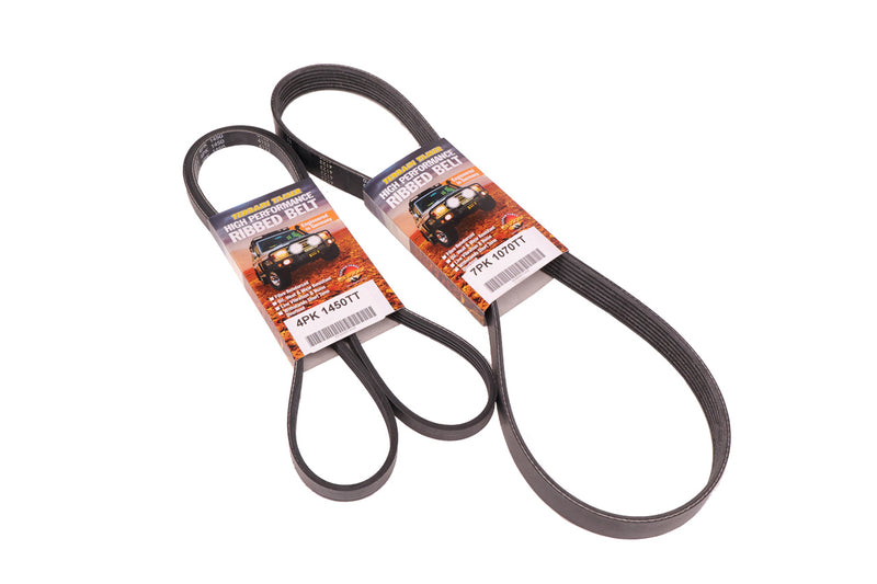 FAN BELT KIT SUITABLE FOR MANUAL TRANSMISSION ONLY