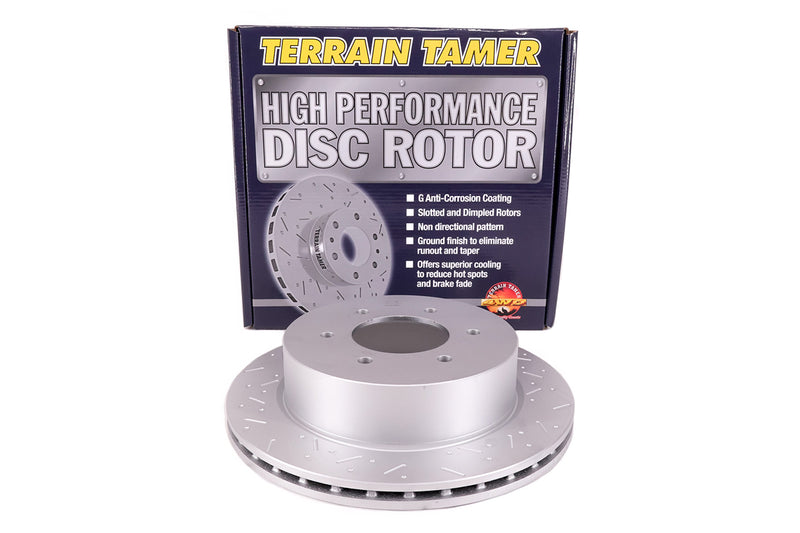 T/T DIMPLED & SLOTTED DISC ROTOR REAR