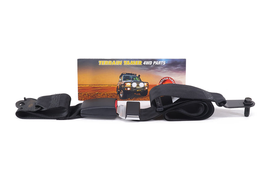 BELT ASSY SEAT LAP TYPE NO.3 BLACK TRIM REAR SEAT