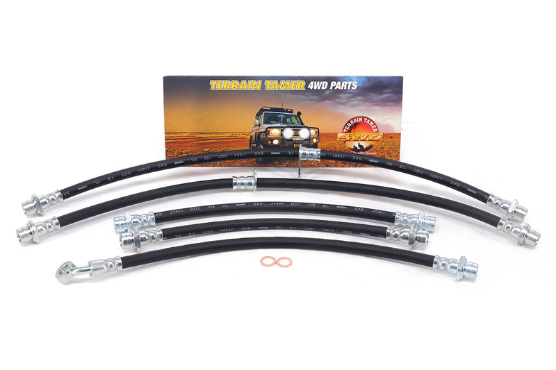 BRAKE HOSE KIT SUITABLE FOR 0-50 MM RAISED VEHICLES