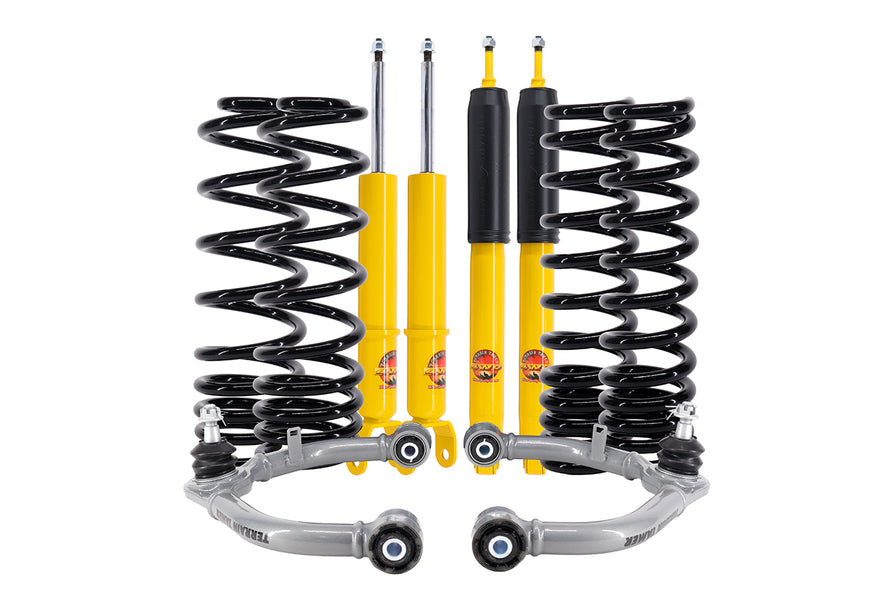 SUSP.KIT INC SHOCKS COIL SPRINGS & UPPER CONTROL ARMS