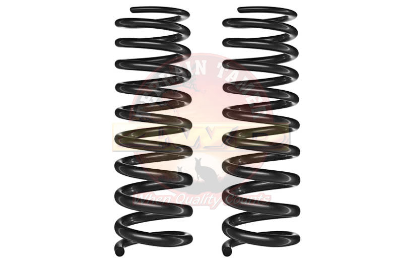 COILS FRONT RAISED 50MM TO 50KG WITH BULL BAR TAPERED WIRE
