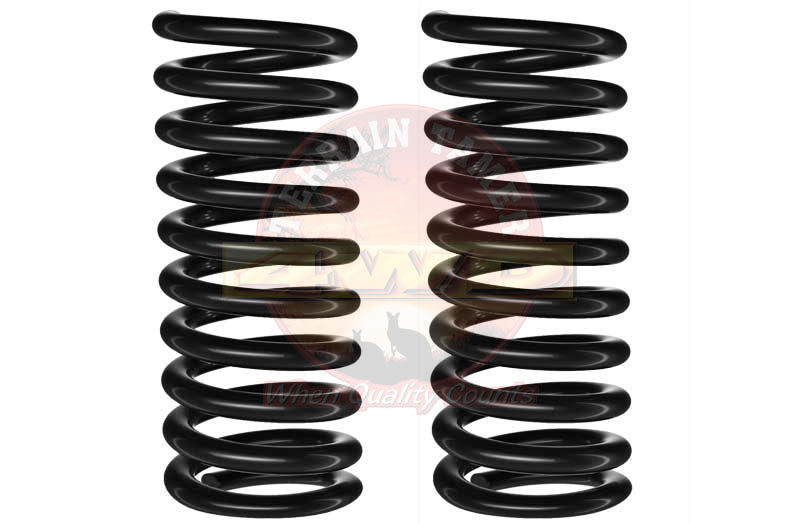 COILS FRONT RAISED 50MM TO 150KG SUITABLE FOR BULL BAR & WINCH