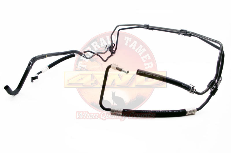 PIPE PRESSURE FEED POWER STEERING PUMP TO STEERING BOX