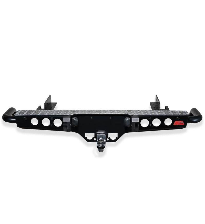 Triton MV 2024-On 022-03 Jack Rear Bar with Chrome Step Plate Package