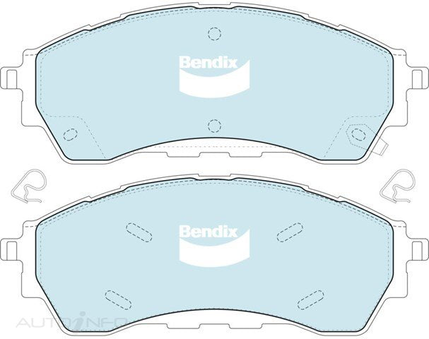 Front Brake Pads Part Number: DB2379-4WD Brand: Bendix