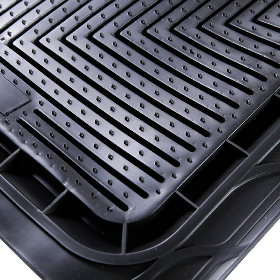 Bushranger Mud Tamer Floor Mats Front - Black