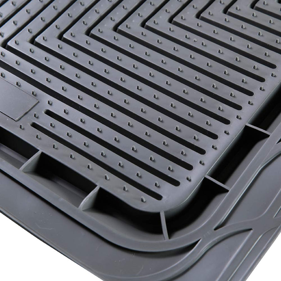 Bushranger Mud Tamer Floor Mats Rear - Black
