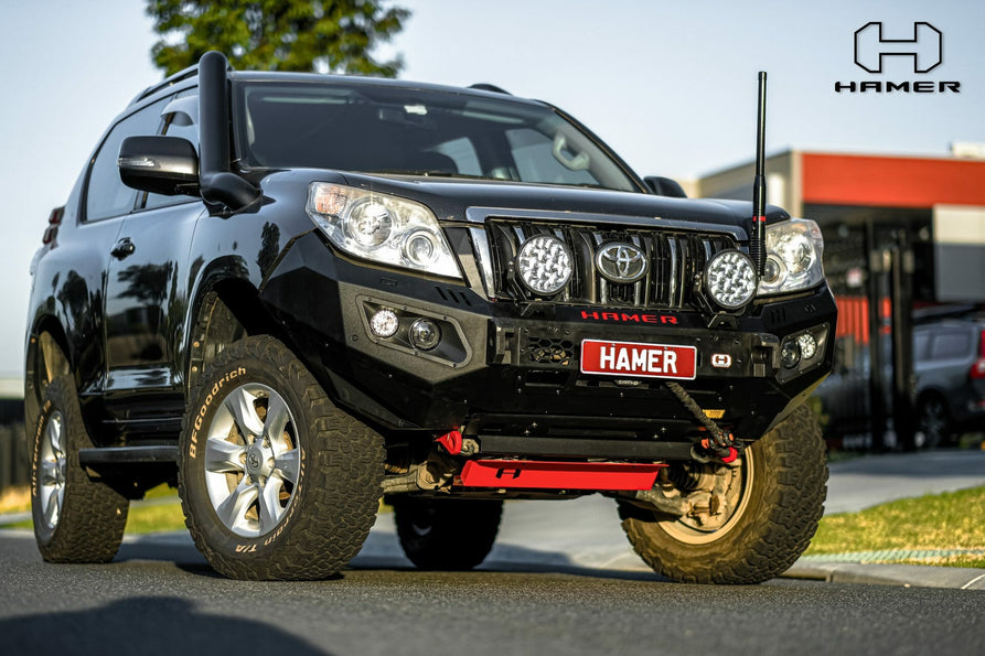 Hamer 4x4 Bull Bar King Series (incl. 3.5T Rated Recovery Points) For Toyota Landcruiser Prado Prado 150 Series 2009-2013