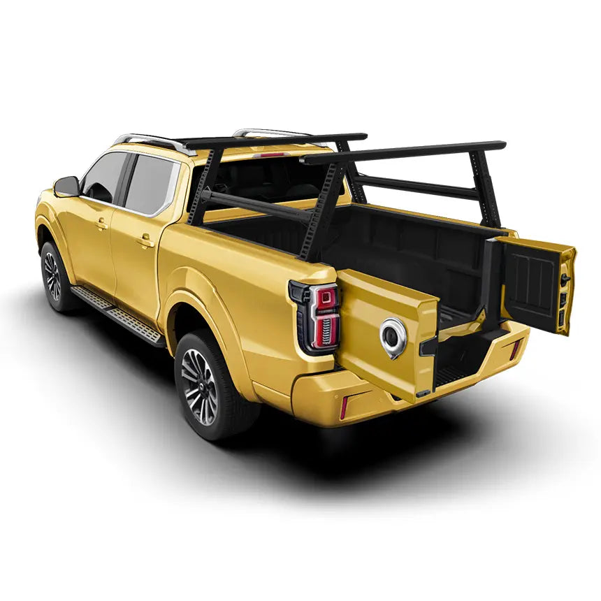 HSP Load Rack Pro Ladder Rack Suits GWM Haval Cannon Alpha Fits Dual Cab Tub – Full Set (Front & Rear Legs + Joiner Bar) 2024+ 1320-LR2-S