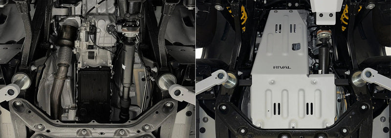 Aluminium Bash Plate Set (Engine, Transmission, Catalytic Converter) Suitable For Ineos Grenadier / Quartermaster (2023-On)