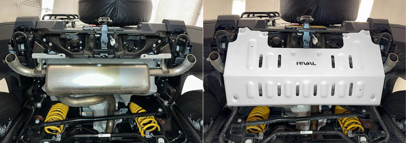 Aluminium Exhaust Bash Plate Suitable For Ineos Grenadier / Quartermaster (2023-On)