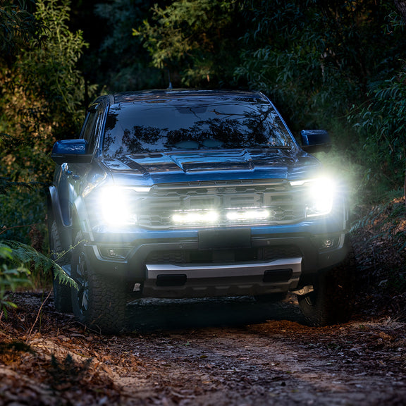 Bushranger Night Hawk Behind Grille Light Kit – Ford Ranger Raptor MY22 ...