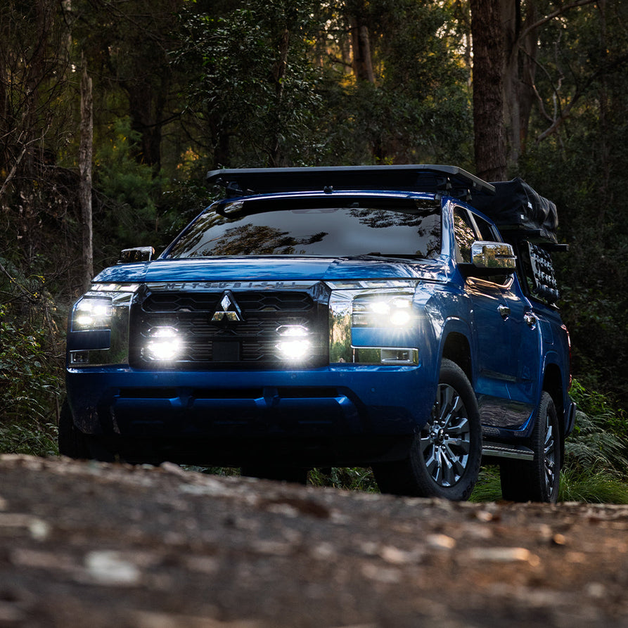 Bushranger Night Hawk Behind Grille Light Kit – Mitsubishi Triton MV (2024+) 4×4