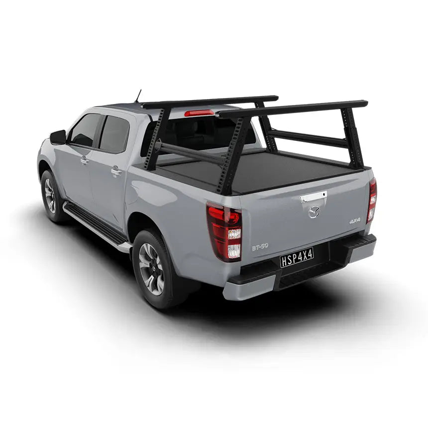 HSP Load Rack Pro Ladder Rack suits Mazda BT-50 TF 2020+ Suits Roll R Cover S3.5 – Full Set (Front & Rear Legs + Joiner Bar) – 1910-LR2-S-RC
