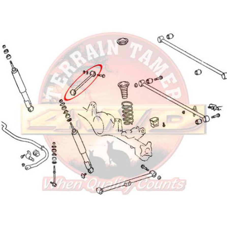 CONTROL ARM UPPER REAR L/H WITH TEMS & ABS