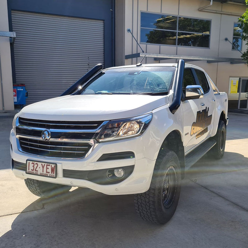 Holden RG Colorado 4" DUAL Stainless Steel Snorkel Kit (SHORT ENTRY)