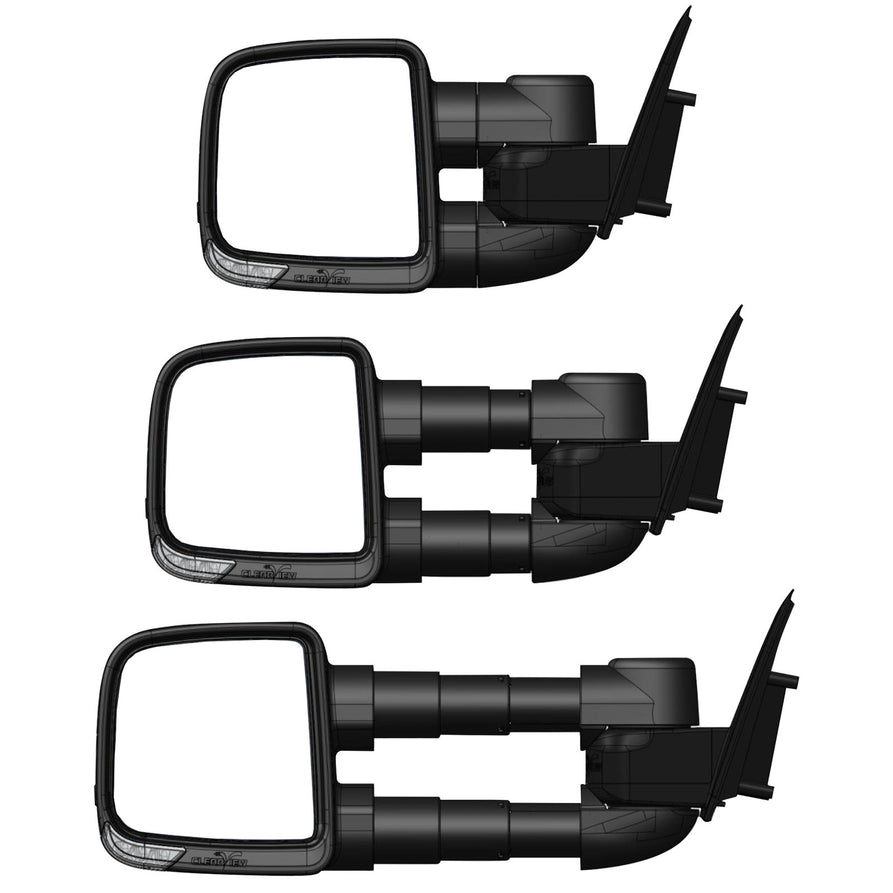 Clearview® Towing Mirrors - Isuzu D-Max MY21 on X-TERRAIN (Jul 2020 - Sep 2021)