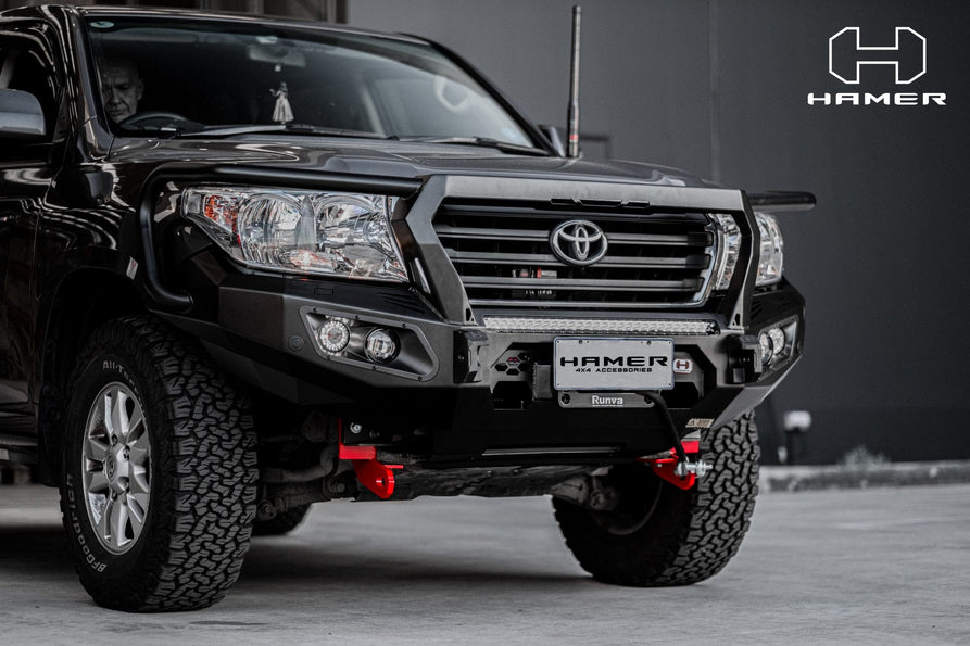 Hamer 4x4 Bull Bar King Series Plus (incl. 3.5T Rated Recovery Points) For Toyota Landcruiser 200 Series 2008-2015