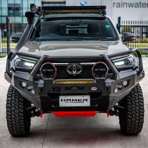 Hamer 4x4 Bull Bar King Series Plus (incl. 3.5T Rated Recovery Points) Suit Wider Body Rogue For Toyota Hilux Revo Rogue 2022-Present