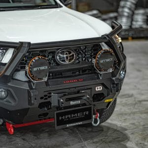 Hamer 4x4 Bull Bar King Series Plus (incl. 3.5T Rated Recovery Points) Suit No Flares Model - Not Suitable For Single Cab And Low-rider Models For Toyota Hilux Revo 2024-Present