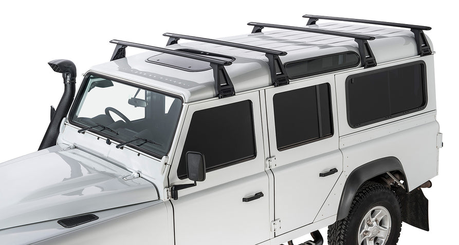 Rhino-Rack Vortex RL210 Black 4 Bar Roof Rack for Land Rover Defender 110 4×4