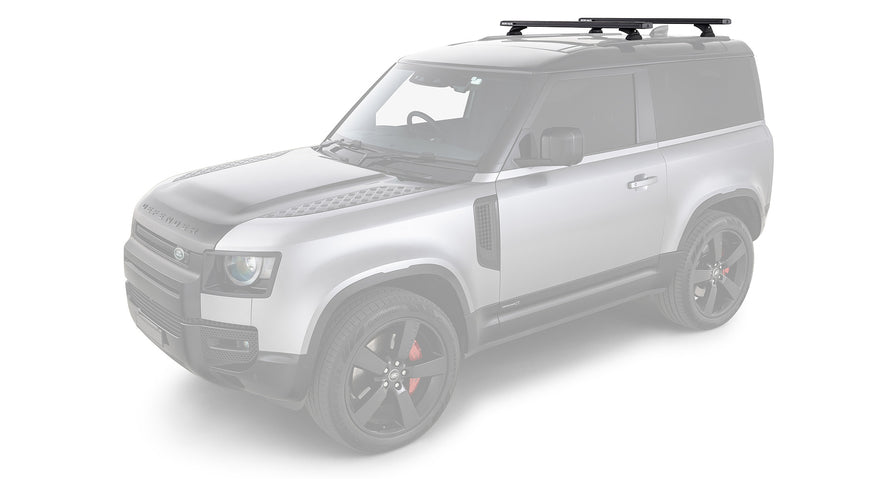 Rhino-Rack Reconn-Deck 2 Bar RCL-RCH Roof Rack Suitable for Land Rover Defender 90 L663 4×4