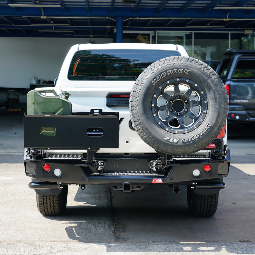 Hilux 2026-On (9th Gen) 022-02 Rear Wheel Carrier Double Jerry Can Holder Package