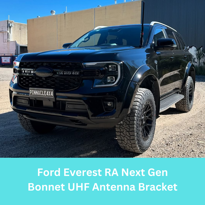 GMF4x4 Ford Everest RA 2022+ Bonnet UHF Antenna Bracket 035-BB
