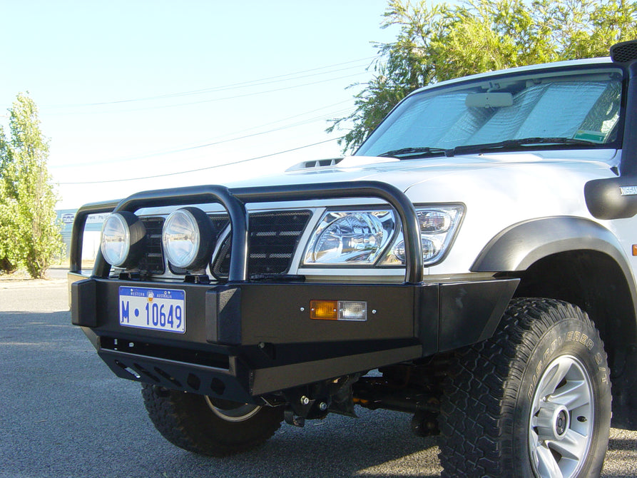 Winch Bar Suitable For Nissan Patrol GU Series 1, 2 & 3. 3 Lt 1997-2004