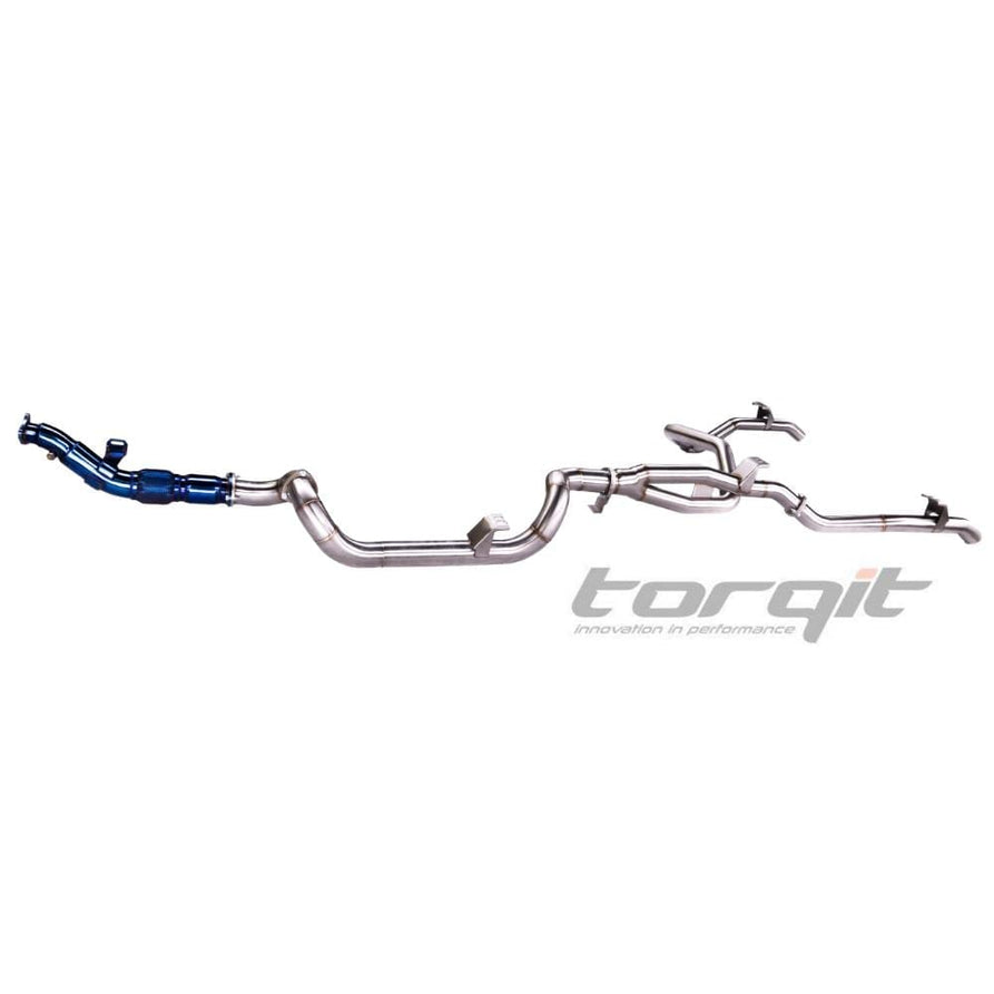 Torqit 3.5″ Twin Exit Exhaust for Landcruiser 79 Series 4.5L 2007–2016