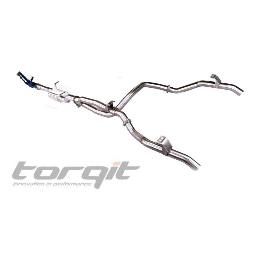 Torqit Twin Exit Exhaust for Landcruiser 79 Series 4.5L Dual Cab 2012–2016